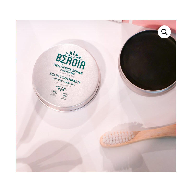 Dentifrice au charbon Beroïa pour dents propres et haleine fraîche
